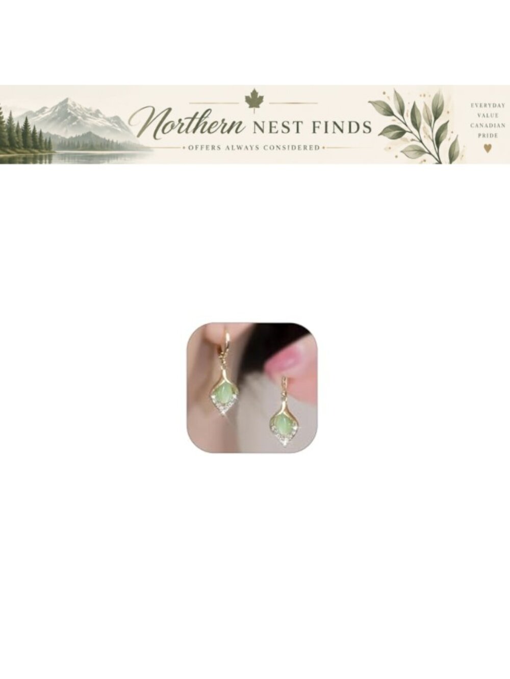 Dangling Teardrop Gemstone Earrings for Women Elegant Dainty Jewelry